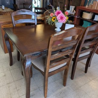 Warm Brown Table & Chair Set