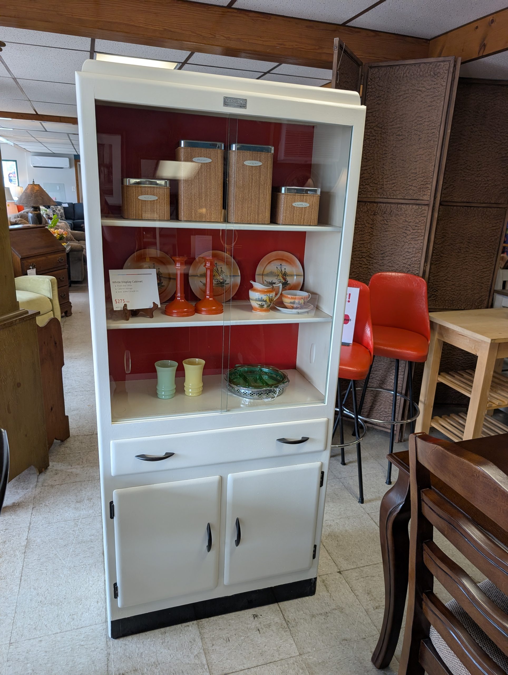 White Display Cabinet