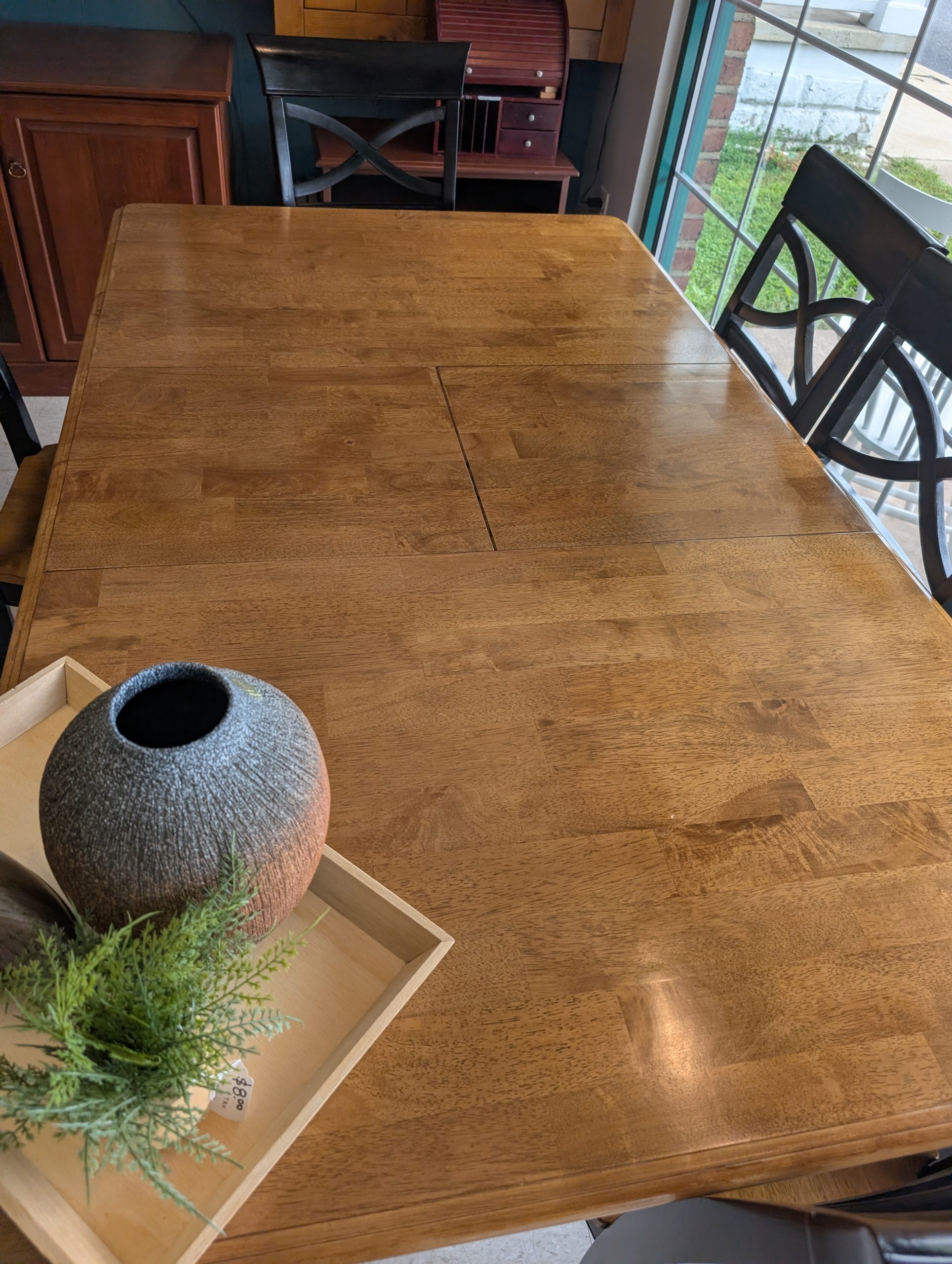 Two Tone Table & Chair Set with Leaf - Image 3