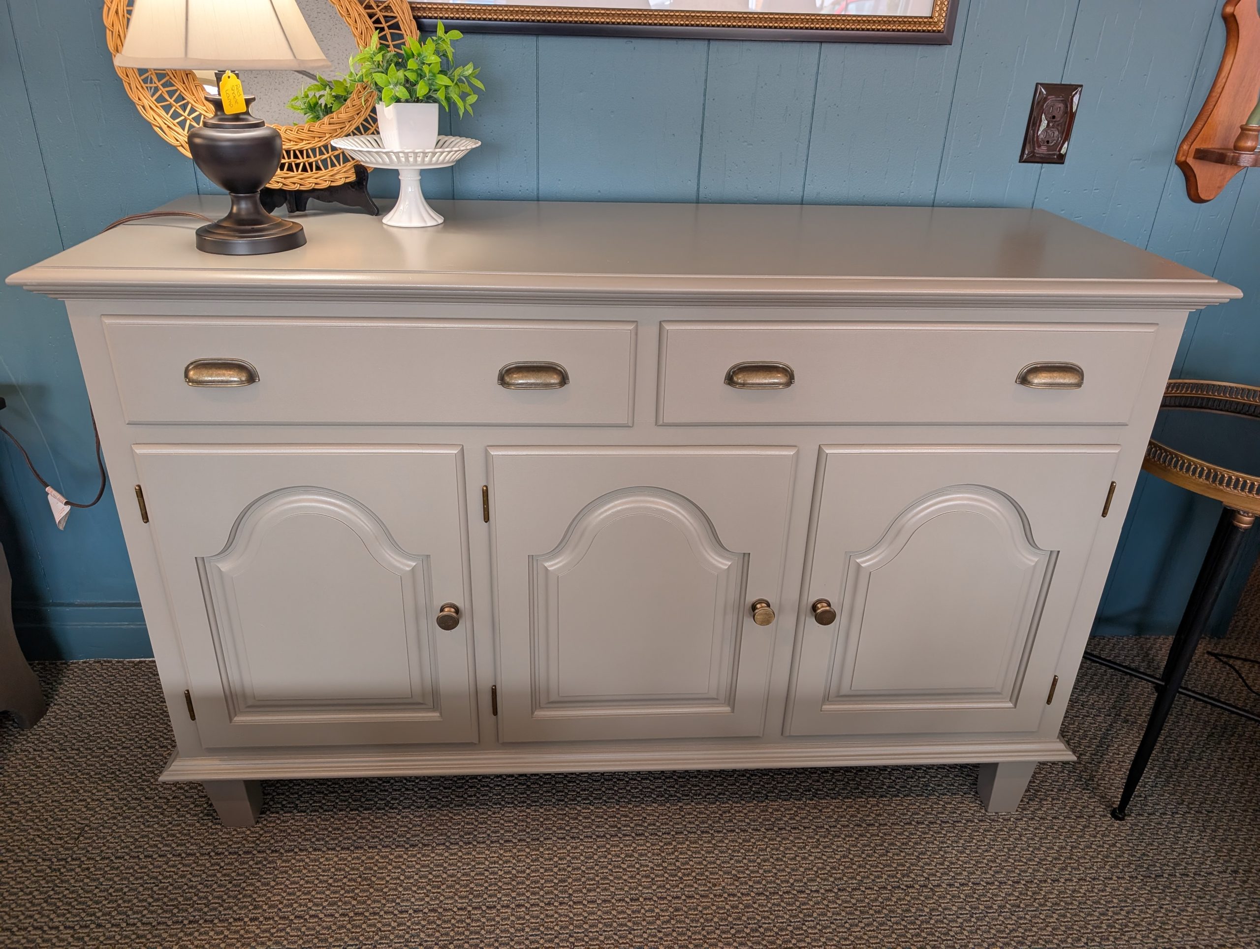 Warm Grey Painted Buffet