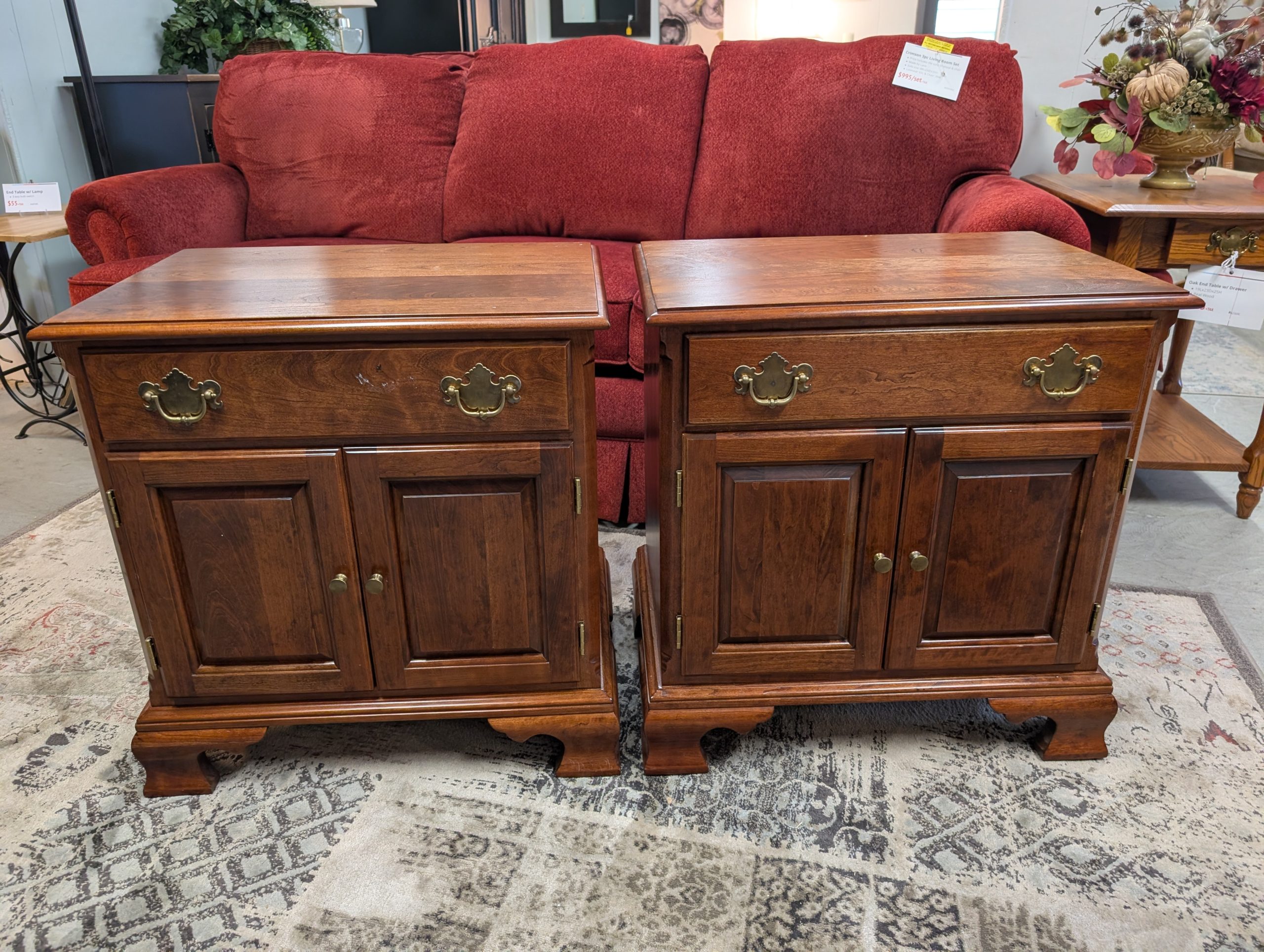 Cherry Nightstand Set