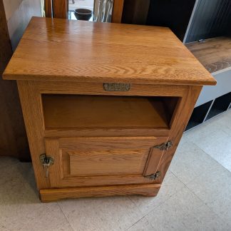 White Clad Oak Cabinet