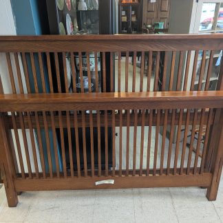 Queen Size Oak Mission Bed
