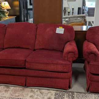 Crimson Red Living Room Set