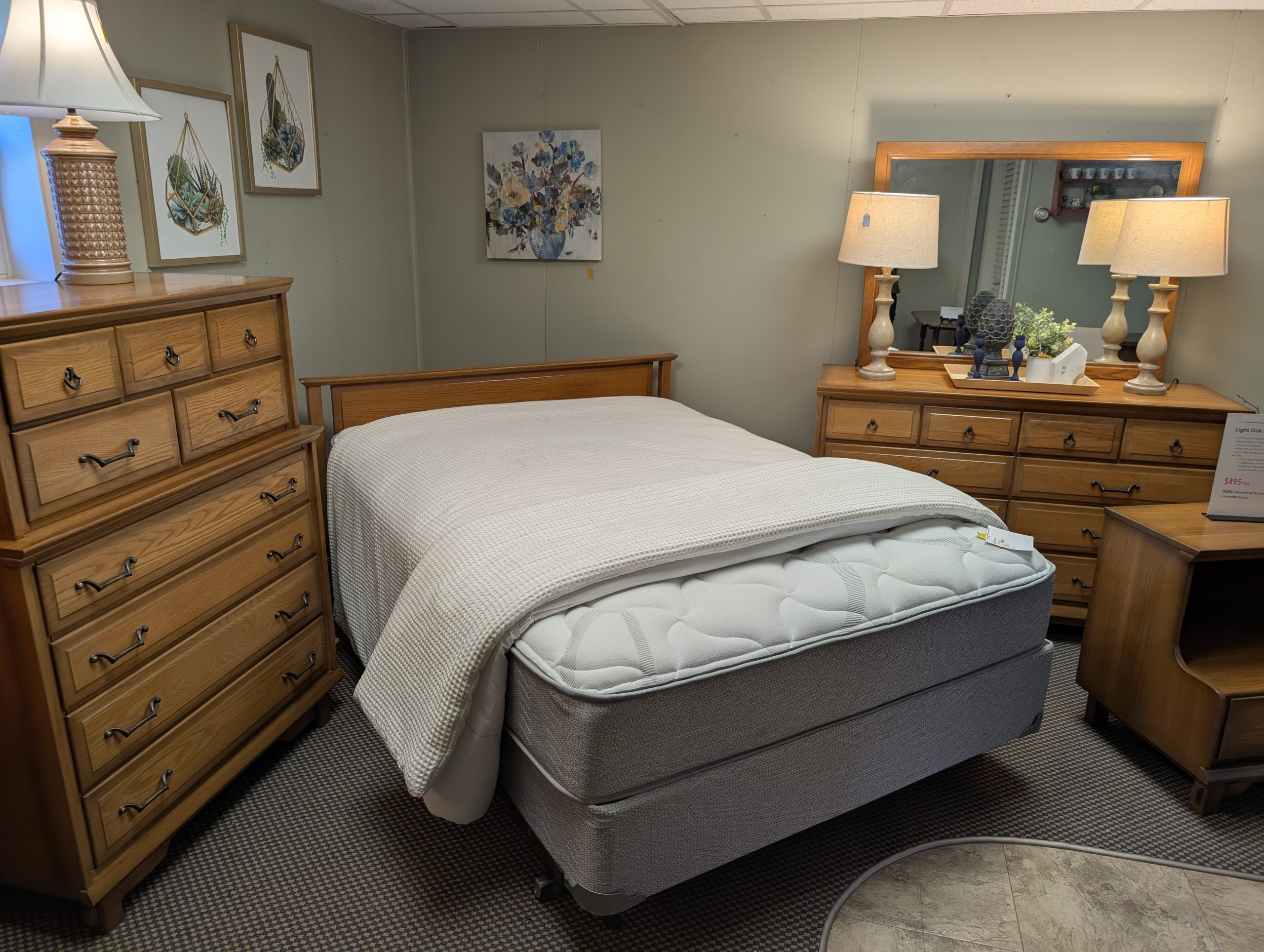 Light Oak Bedroom Set