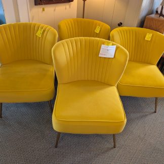 Yellow Accent Chair Set