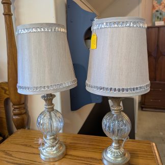Silver Lamp Set