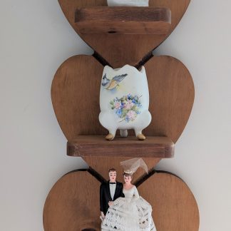 Tiered Heart Wall Shelf