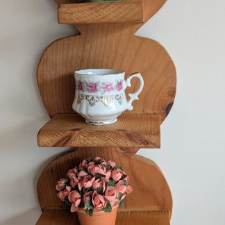 Tiered Heart Wall Shelf