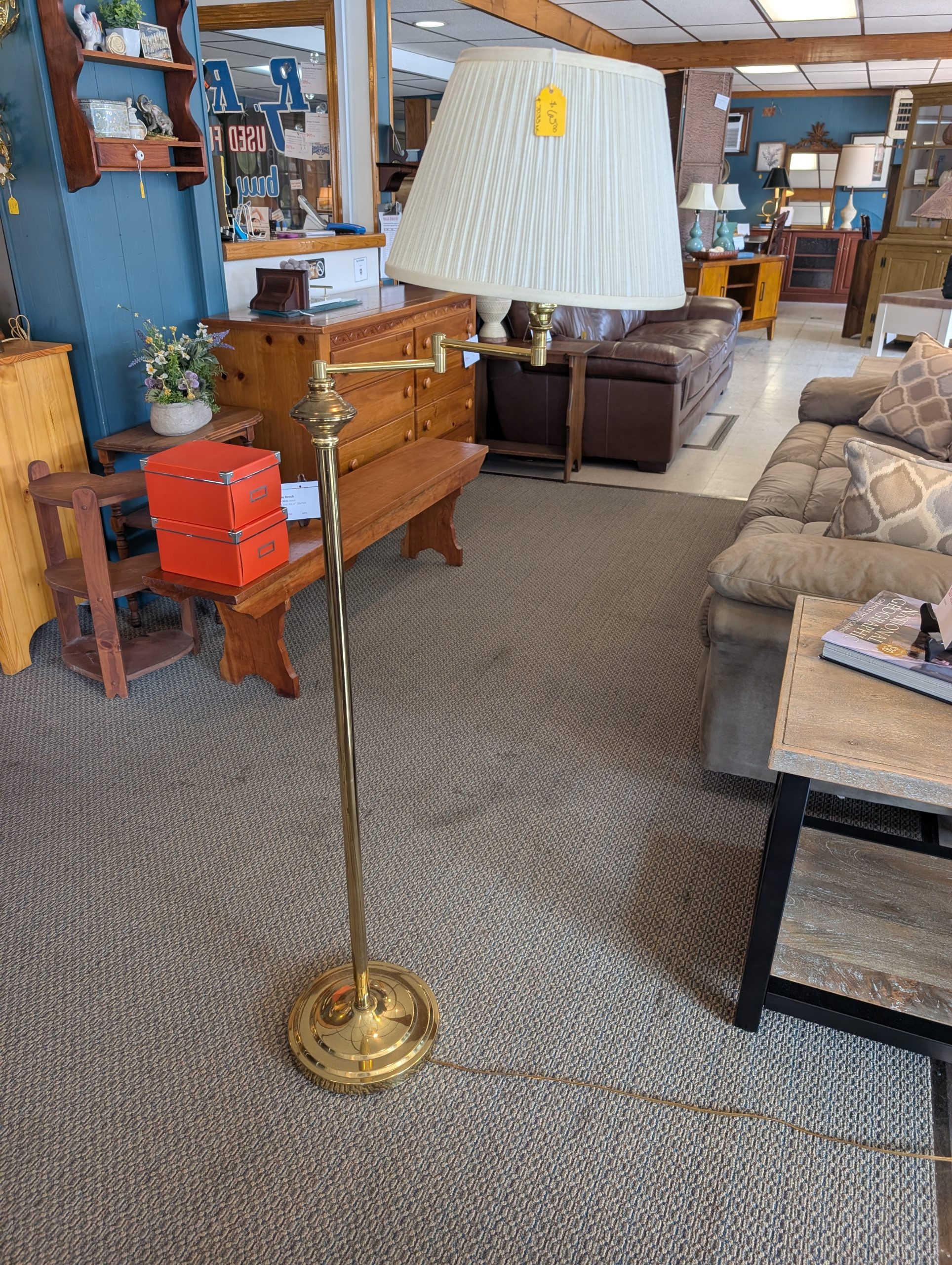 Brass Floor Lamp