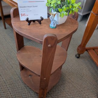 Wooden Heart Stand
