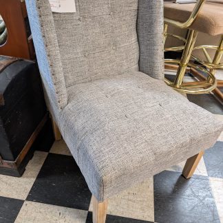 Gray Upholstered Chair