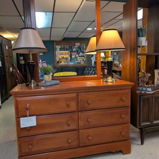 Cherry Dresser & Mirror