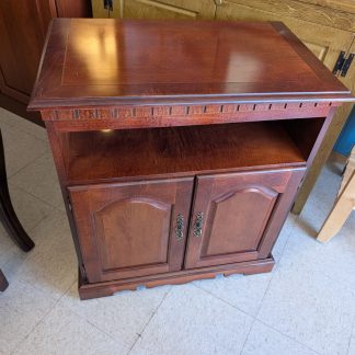 Cherry Microwave Cart
