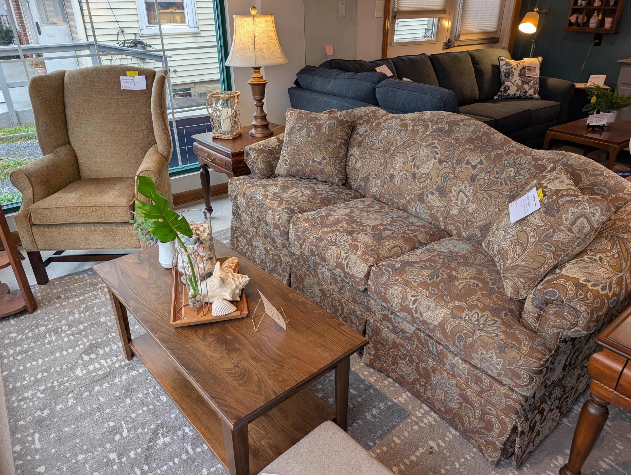 Traditional Paisley Sofa - Image 3