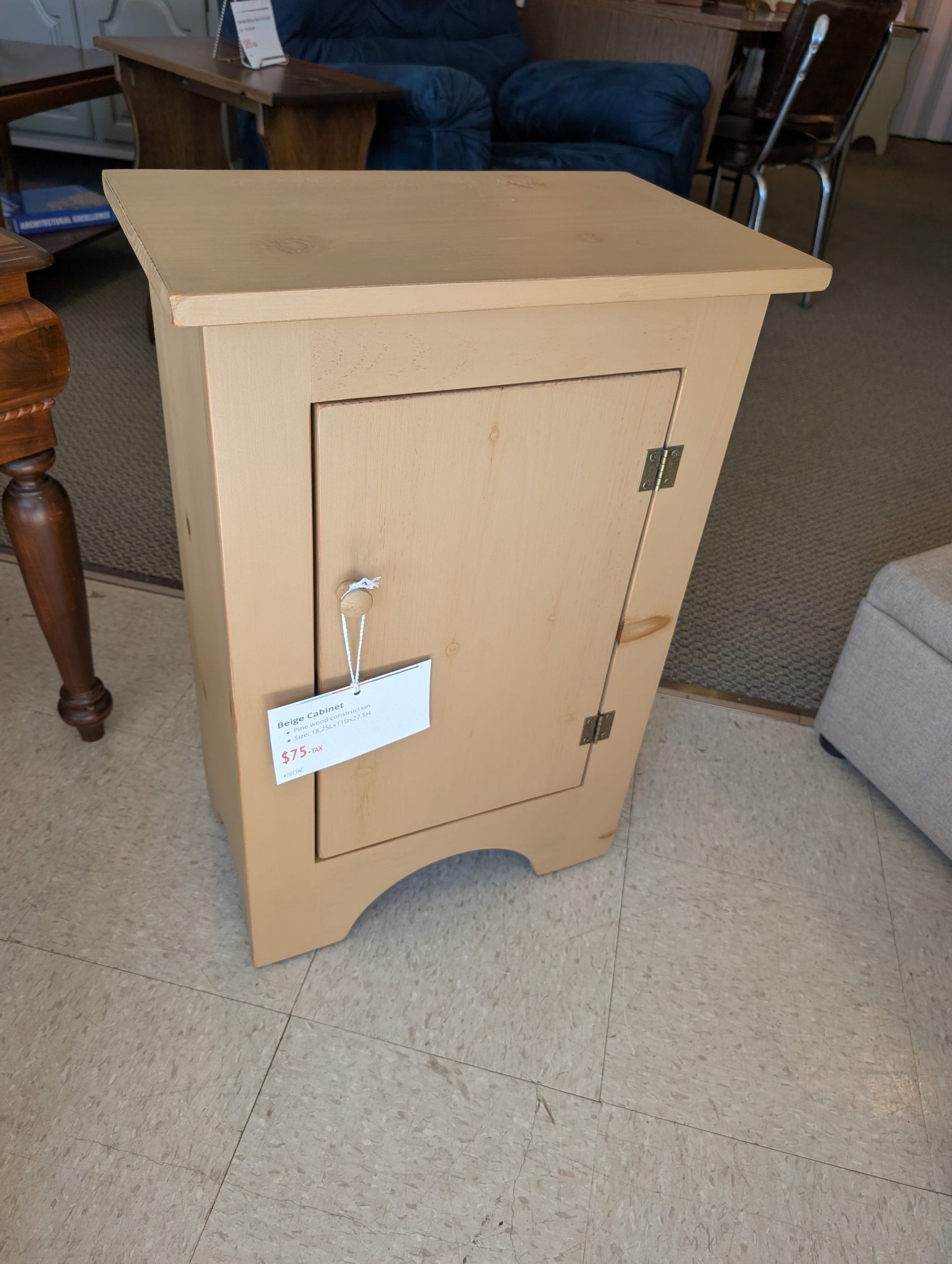 Beige Wooden Cabinet