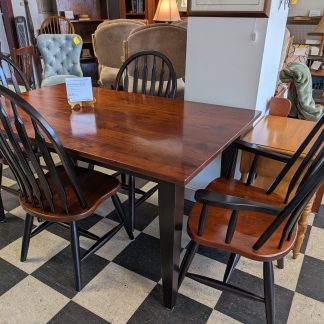 Black & Cherry Table Set