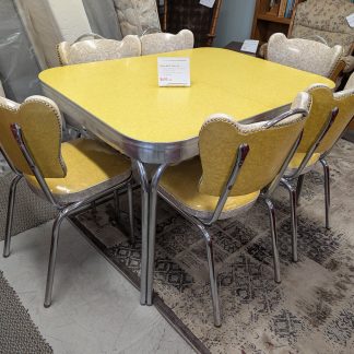 Yellow MCM Table & Chair Set