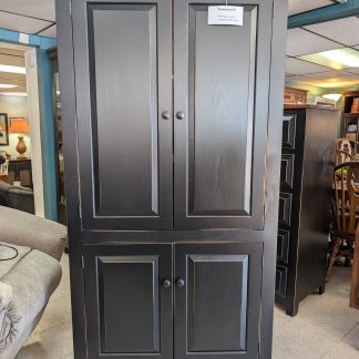 Black XL Pantry Cabinet