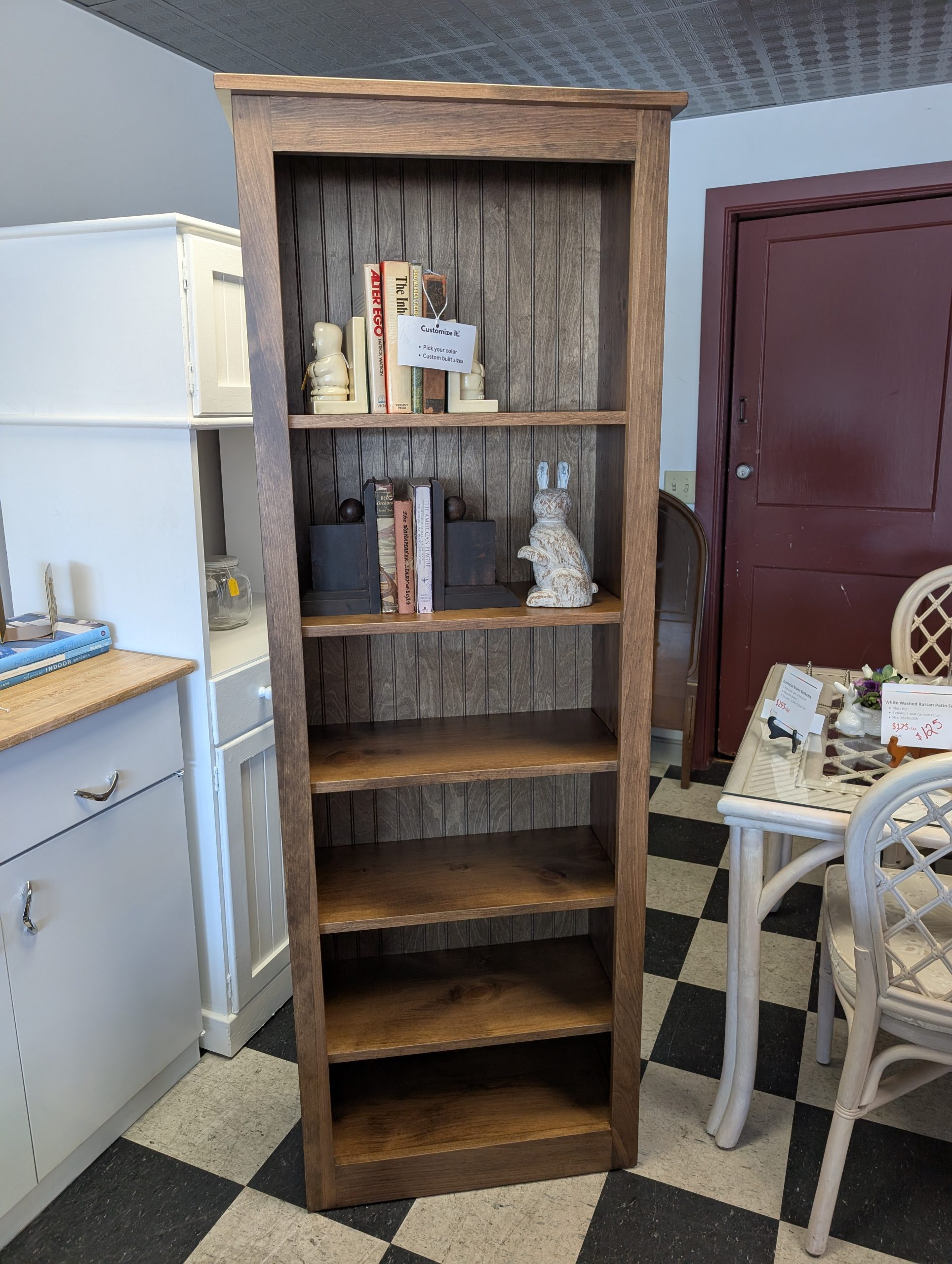Provincial Brown Bookcase