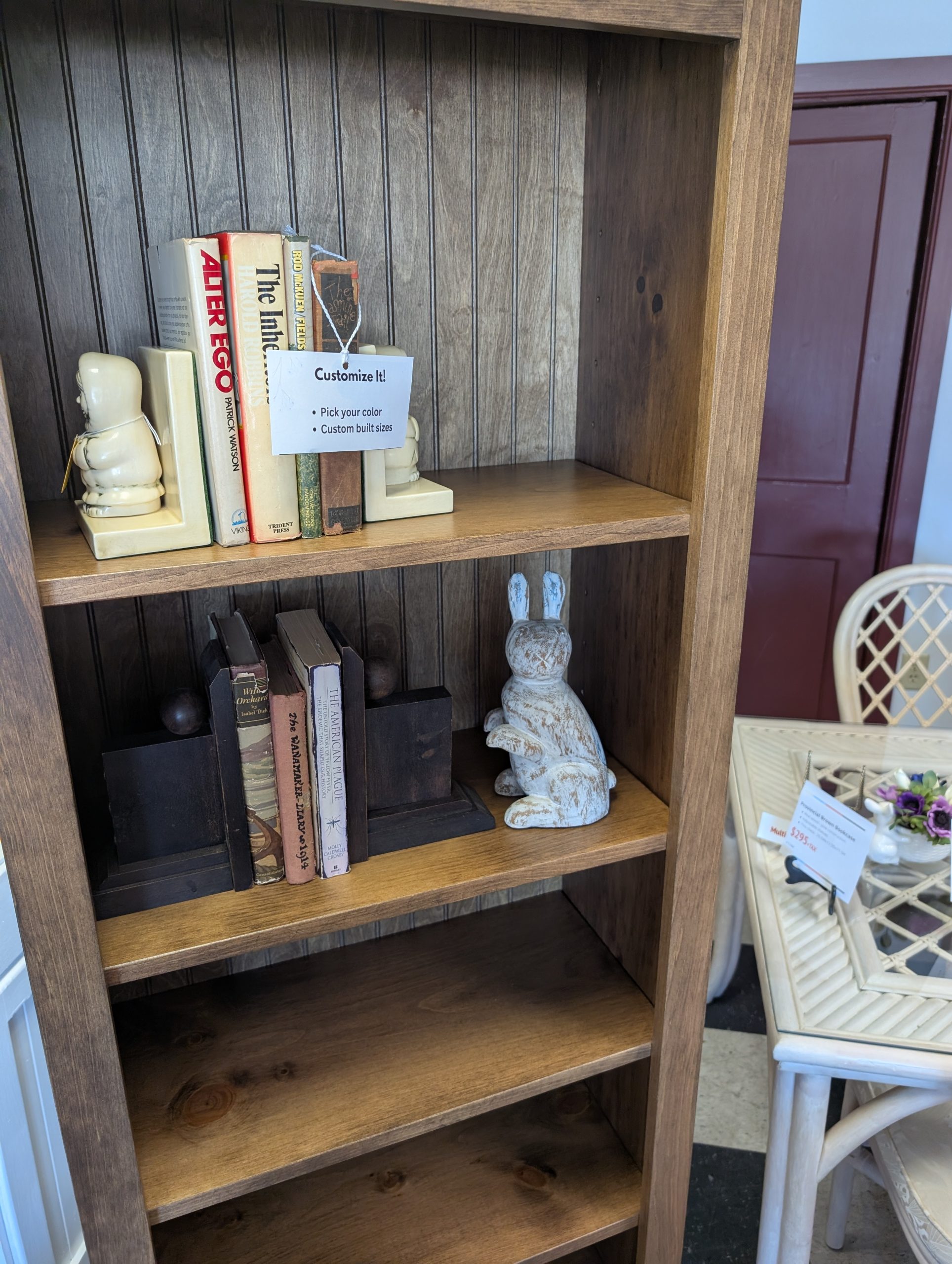 Provincial Brown Bookcase - Image 2