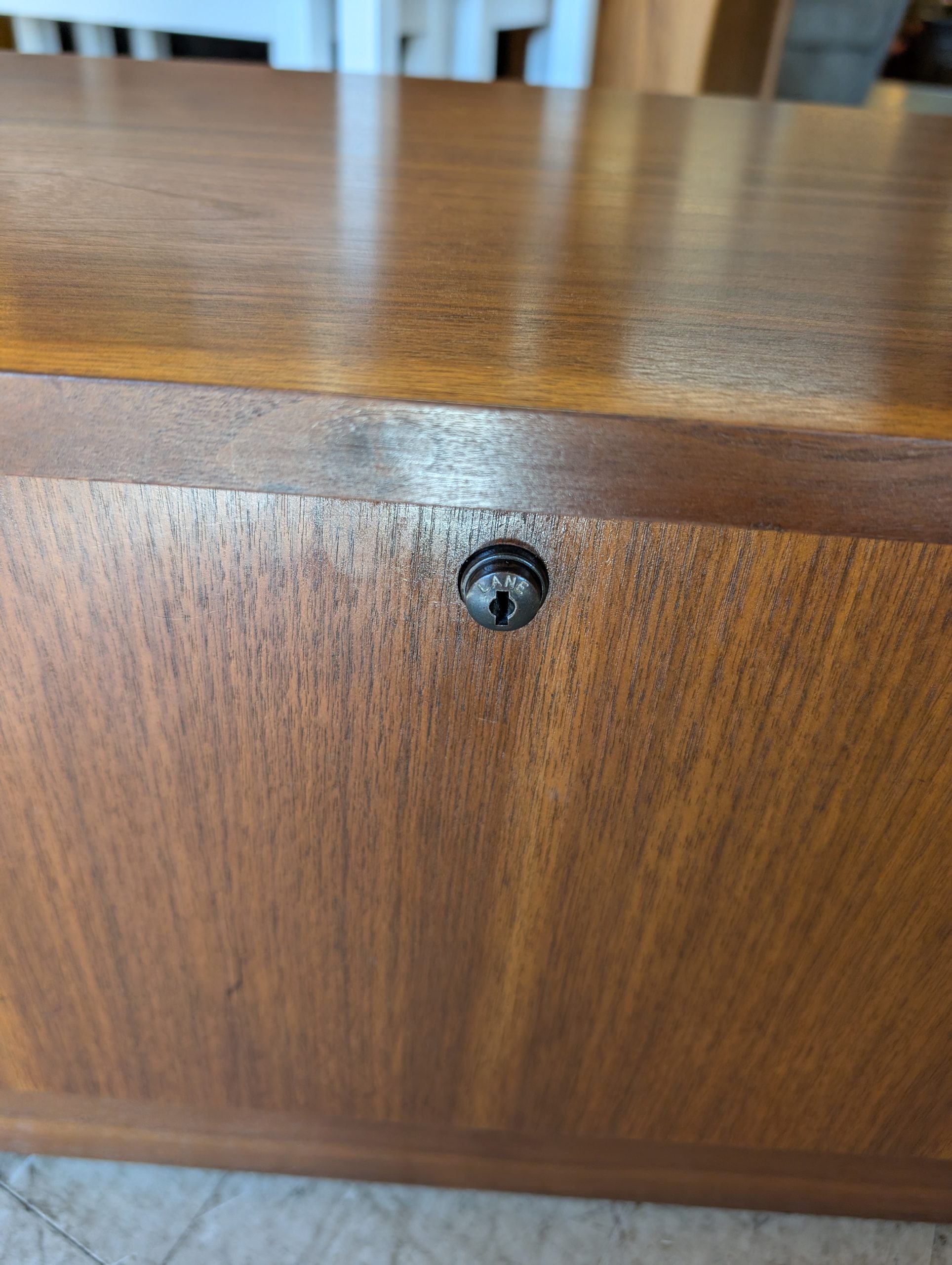 MCM Walnut Lane Blanket Chest - Image 4