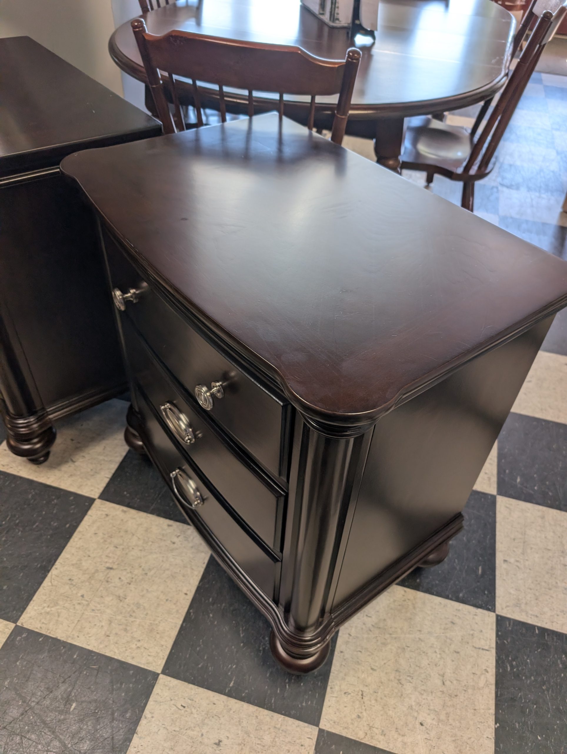 Espresso Finish Nightstand Set - Image 2