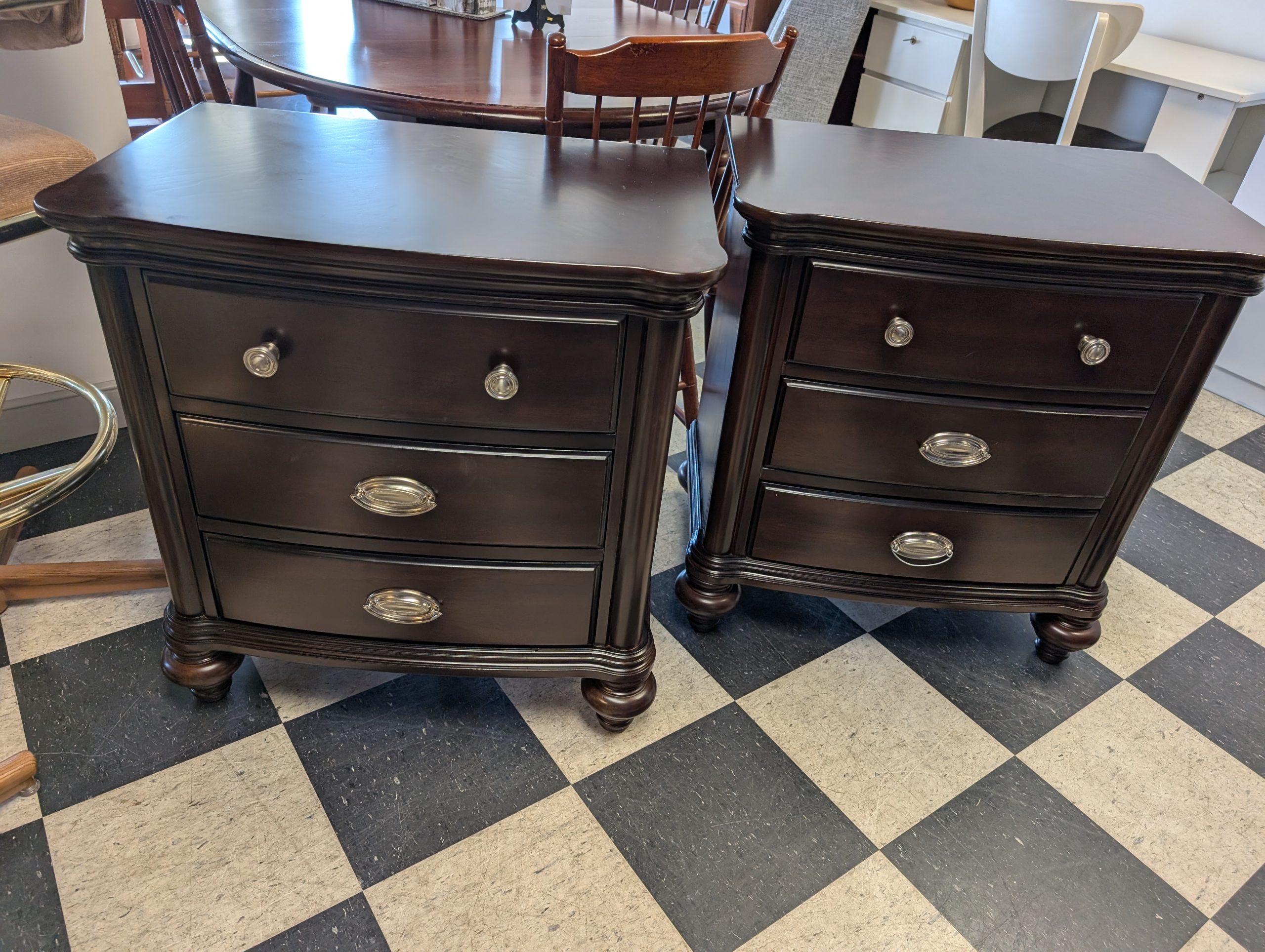 Espresso Finish Nightstand Set