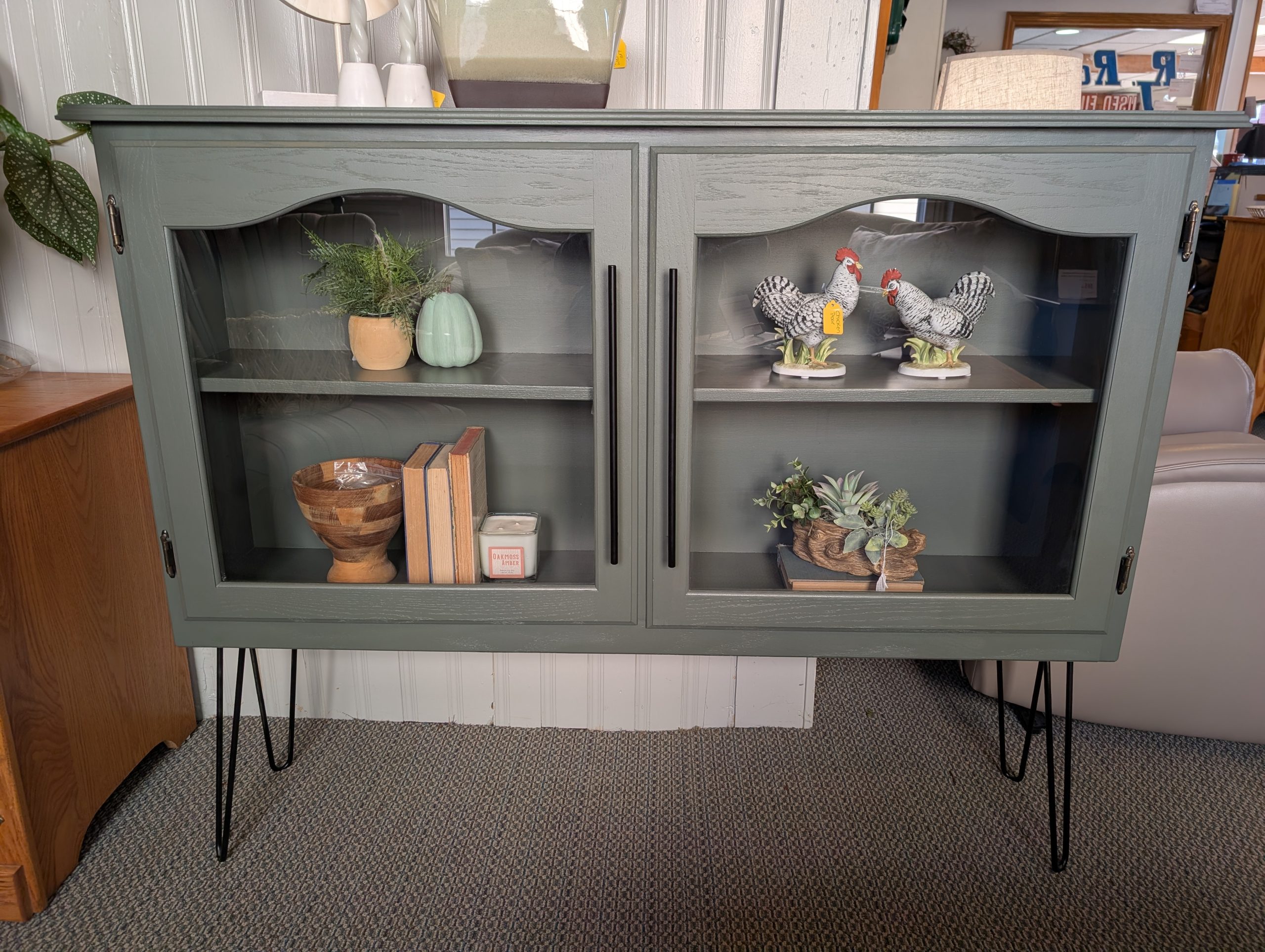 Green Display Cabinet